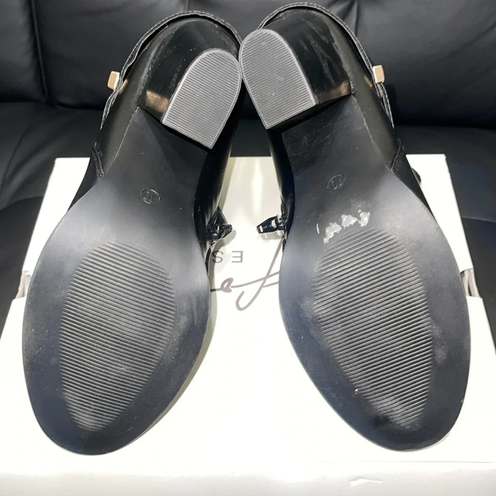 C Comfort EST 1946 Womens Size 10 Black Leather Boots - Picture 10 of 12